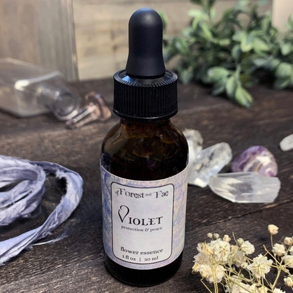 NEW! Of Forest And Fae Protection & Peace - Violet Flower Essence - Picture 3 of 4